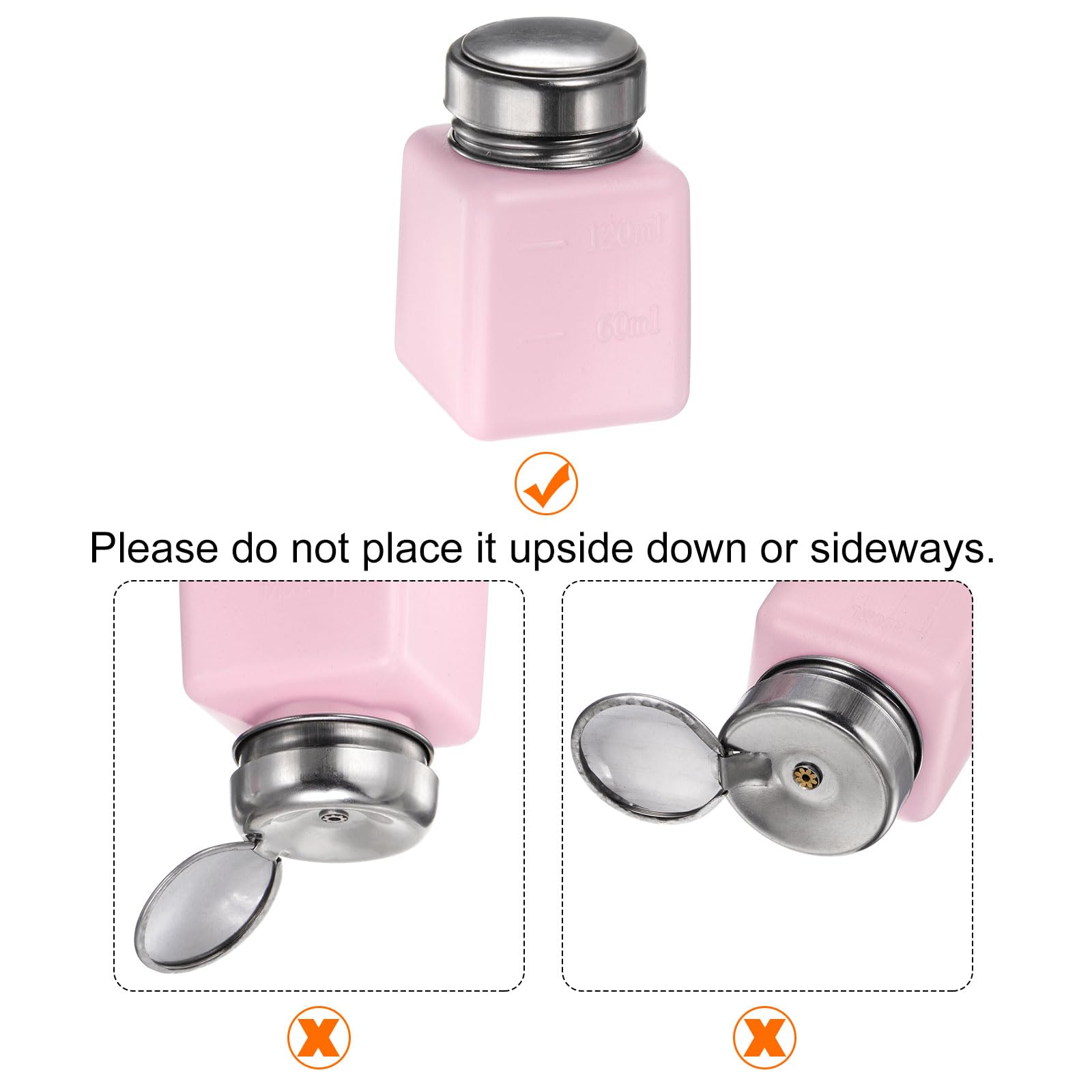 ディスペンサーポンプ　ピンク　溶剤アルコールディスペンサー プッシュダウン ディスペンサーポンプ ピンク 溶剤アルコールディスペンサー